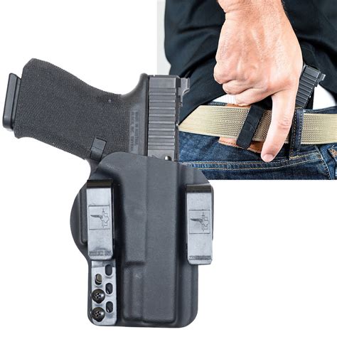 Glock 19 best holster - Our IWB Kydex Holsters are crafted with attention to the smallest details. From our unique design, to the stainless steel hardware, to the belt clip and to ...